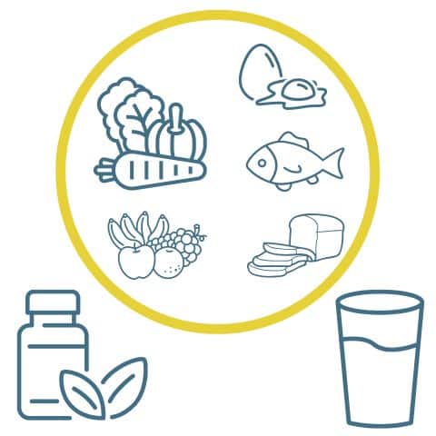 Link to fertility food and supplement blog post list