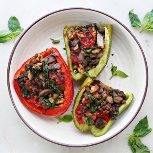 lentil stuffed peppers